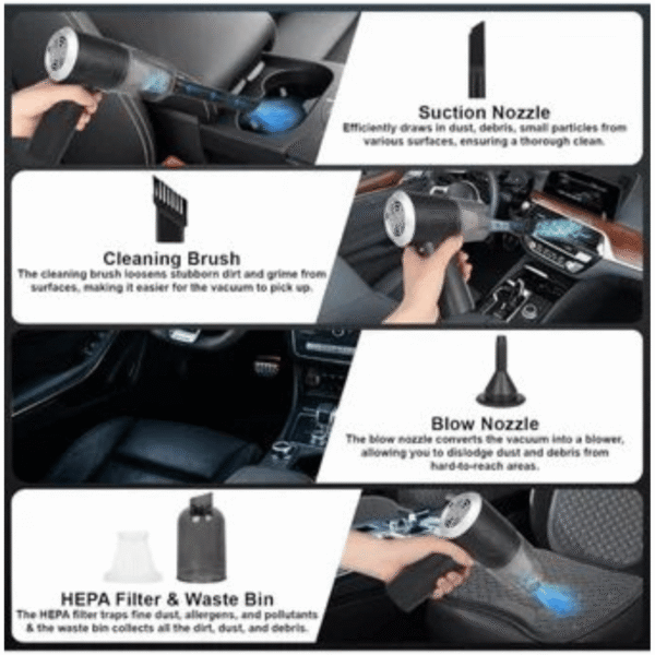 3 In 1 Car Vacuum Cleaner - Image 4