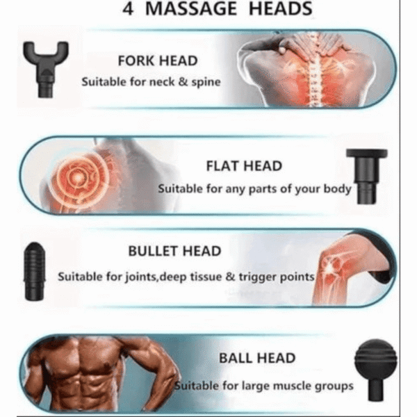 Stainless Steel Facial Gun Massager - Image 9