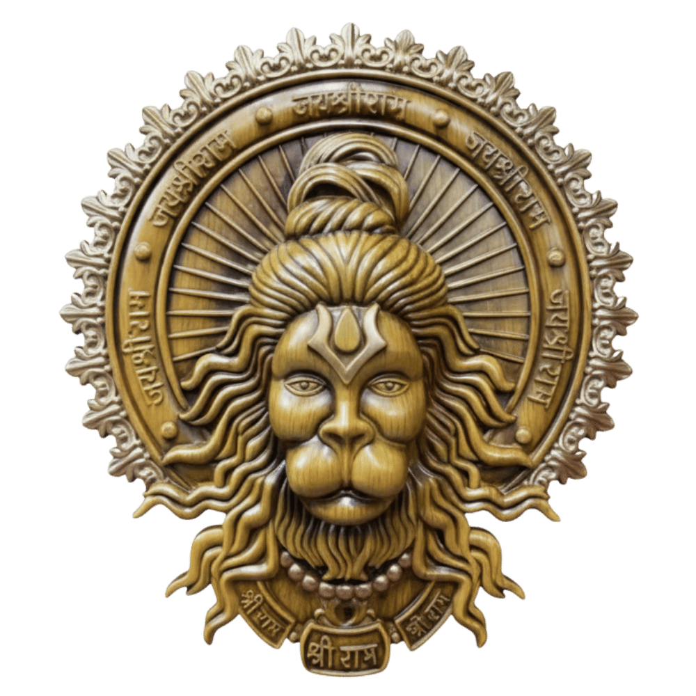 Handcrafted Lord Hanuman Wall Statue