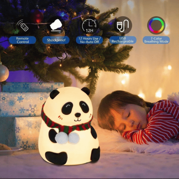 Panda Silicone Night Lamp - Image 2