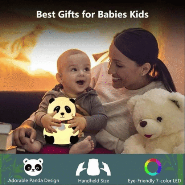 Panda Silicone Night Lamp - Image 7