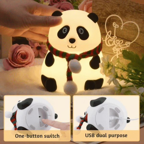 Panda Silicone Night Lamp - Image 10